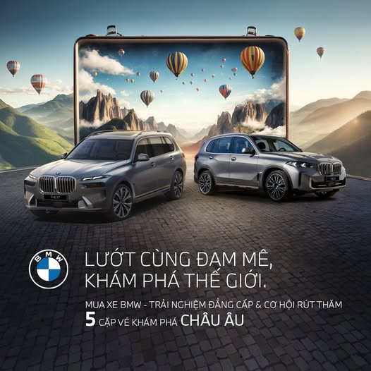 Lướt cùng đam mê, khám phá thế giới khai xuân như ý với cơ hội du lịch châu âu cùng BMW