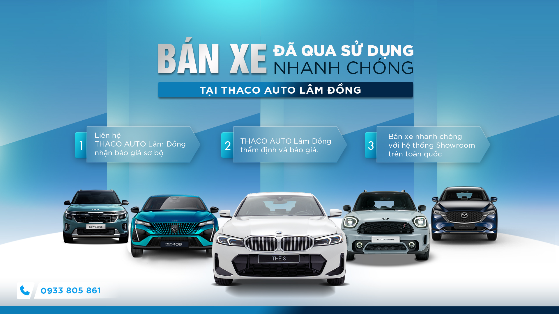 Bán xe đã qua sử dụng nhanh chóng tại THACO AUTO Lâm Đồng