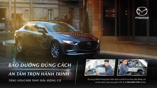 CHƯƠNG TRÌNH ƯU ĐÃI CUỐI NĂM DÀNH CHO KHÁCH HÀNG SỞ HỮU XE MAZDA