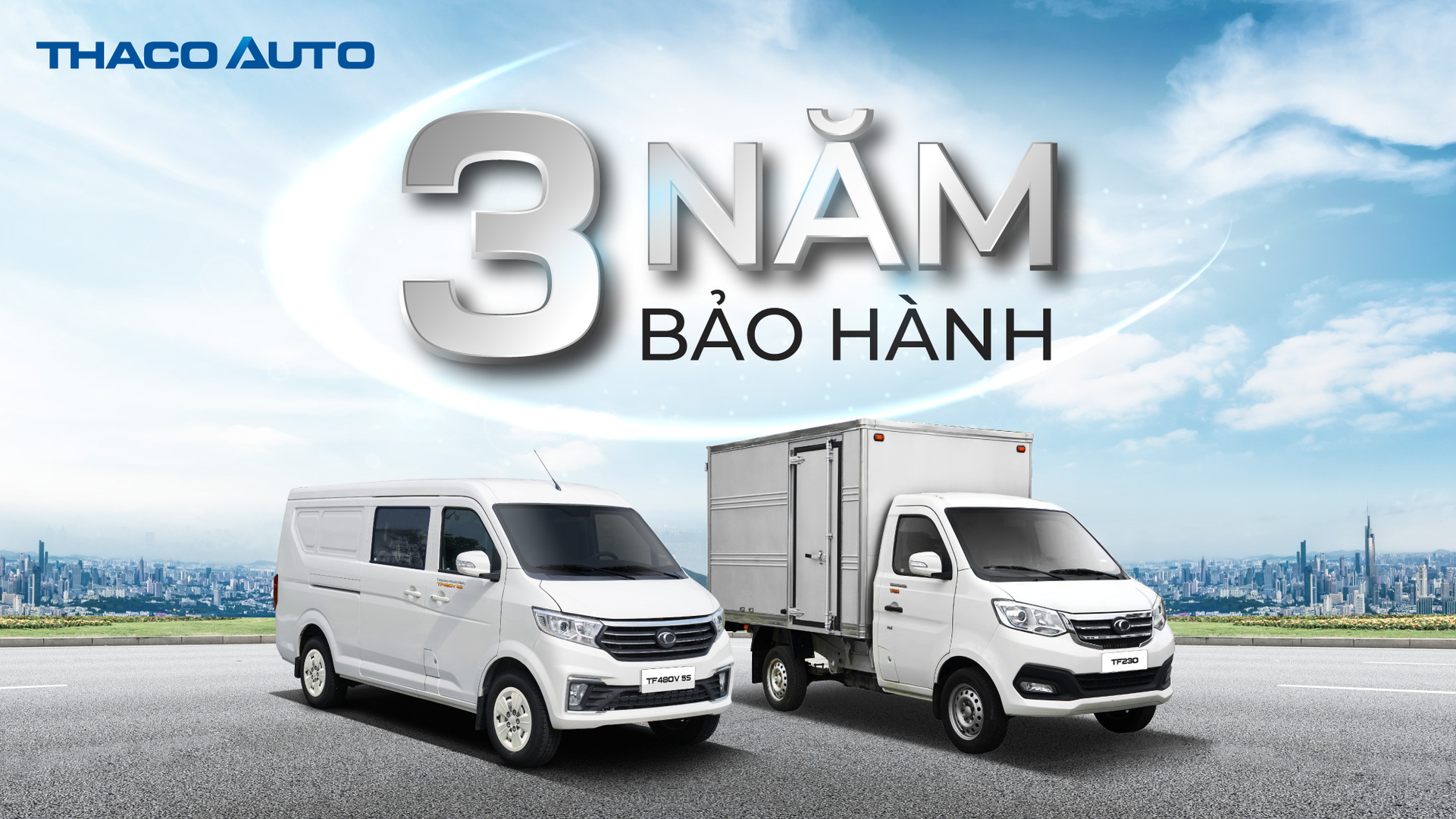 THACO AUTO Lâm Đồng nâng mức bảo hành tiêu chuẩn lên 3 năm khi khách hàng đầu tư xe tải, bus